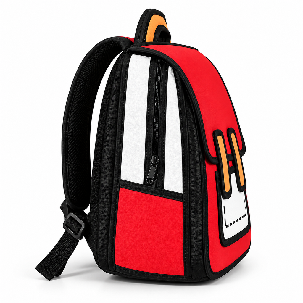 3Doodle Red 3D Backpack